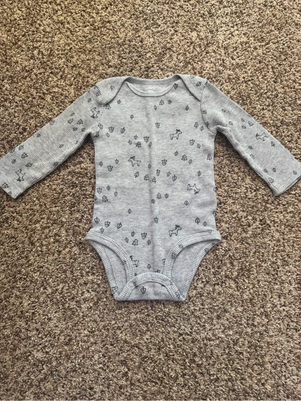 Carter’s Baby Toddler Long Sleeve Bodysuit Onesie and Pants Set